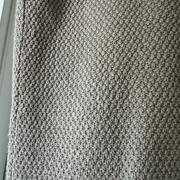 Mens Madewell Textured Cotton-Linen Blend Sweater Polo Size L Steel Dawn - Picture 4 of 6